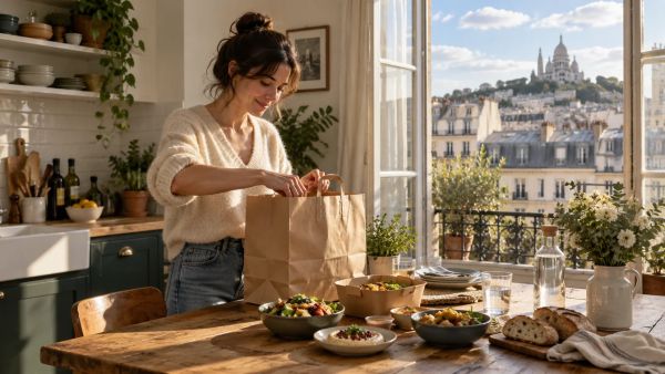 Les dîners parisiens : se faire livrer depuis sa cuisine